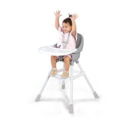 DOLU Dětská jídelní židlička bílá