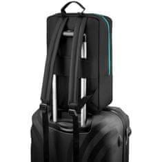 ZAGATTO | Černý cestovní batoh, letadlo, 40x20x25, ZG832