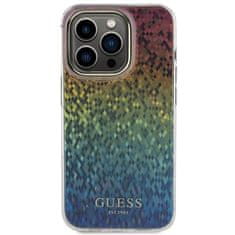 Guess hard silikonový kryt iPhone 15 PRO 6.1" multicolour IML Faceted Mirror Disco Iridescent