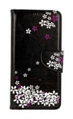 TopQ Pouzdro Motorola Moto G84 5G knížkové Květy sakury 121346