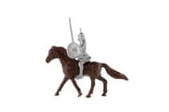 INTEREST Figurky rytíři s koňmi plast 5-7cm.