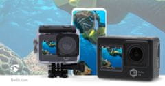 Nedis ACAM71BK akční kamera Ultra HD 5K při 30 fps, 16 Mpixel, vodotěsná 30 m, Wi-Fi