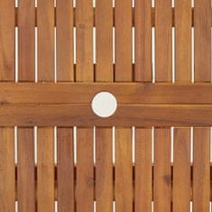 Petromila Skládací zahradní stůl 90 x 90 x 75 cm masivní akáciové dřevo