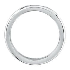 Morellato Slušivý ocelový prsten s krystaly Love Rings SNA48 (Obvod 50 mm)
