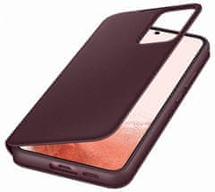 Samsung EF-ZS906CEE Clear View Cover pro Galaxy S22+ Burgundy