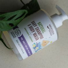 WoodenSpoon Dětský sprchový gel a šampon na vlasy 2v1 s bylinkami Wooden Spoon 300ml