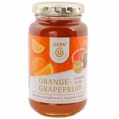 Gepa Fairtrade marmeláda pomeranč grapefruit 340g