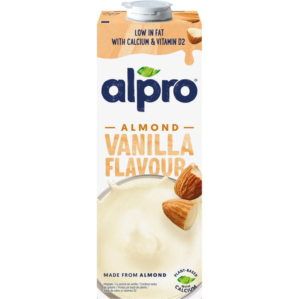 Levně Alpro mandlový nápoj s vanilkovou příchutí 1l 8 ks