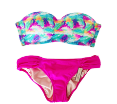 Victoria Secret Dámské dvoudílné plavky Bandeau S/XS