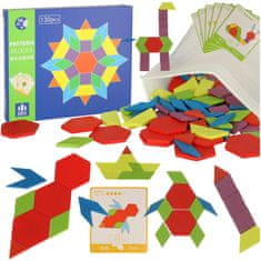 Aga Montessori Puzzle dřevěné 155 dílů