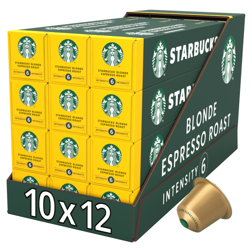 Levně Starbucks by Nespresso Blonde Espresso Roast - kávové kapsle – 12x10 kapslí v balení