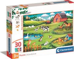 Clementoni Puzzle Zvířecí farma 30 dílků