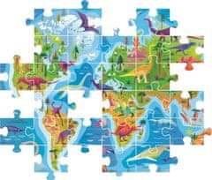 Clementoni Puzzle Dinosauří mapa 180 dílků