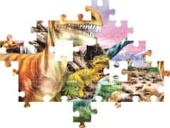 Clementoni Puzzle Země dinosaurů 104 dílků