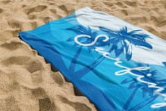 Inny Plážová osuška 100x180 bílá modrá surfování