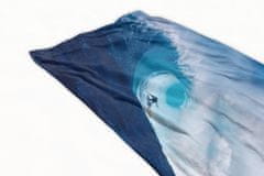 Inny Plážová osuška 100x180 modrá námořnická surfař na vlně