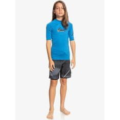 Quiksilver lycra QUIKSILVER All Time SS Youth SNORKEL BLUE HEATHER 16