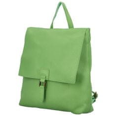 MaxFly Stylový dámský koženkový kabelko-batoh Octavius, zelený