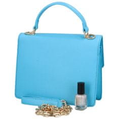 DIANA & CO Elegantní dámská kabelka s kapsou na přední straně Elka, modrá
