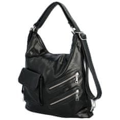 Romina & Co. Bags Stylový dámský kabelko-batoh Cashewilla, černá