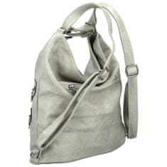 Romina & Co. Bags Stylový dámský kabelko-batoh Cashewilla, šedá