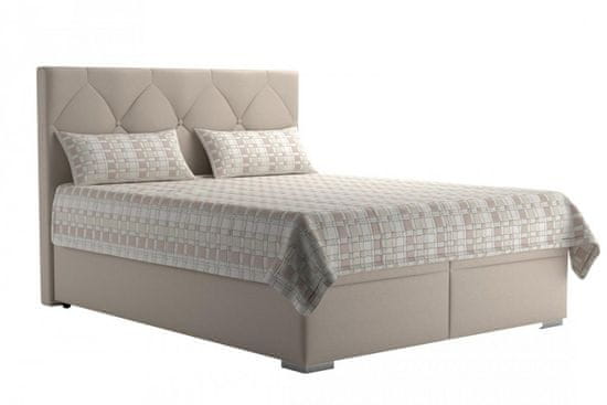 Blanář postel gelja 160x200 krémová