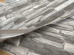 Grace 3D obkladový omyvatelný panel PVC Břidlice šedá (498x980)