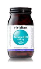 VIRIDIAN nutrition Betaine HCL, 90 kapslí