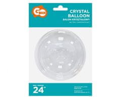 Balónek transparentní - průhledný - 61 cm