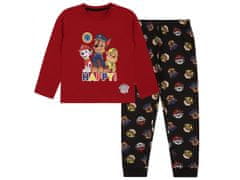sarcia.eu Paw Patrol Chlapecké červenočerné pyžamo s dlouhým rukávem, pyžamo s dlouhými kalhotami 8 let 128 cm