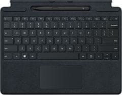 Microsoft Surface Pro Signature Keyboard+Pen Con, CZ/SK, černá (8X6-00091CZ)