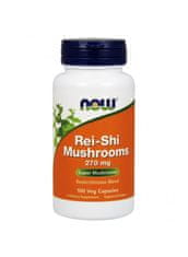 NOW Foods Rei-Shi houby (směs Reishi/Shiitake), 270 mg, 100 rostlinných kapslí