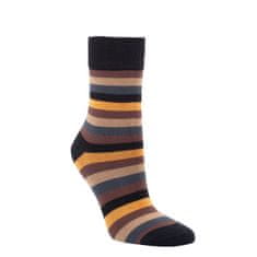 RS dámské bambusové barevné pruhované ponožky 1196618 3pack, 35-38