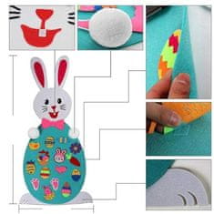 HOME & MARKER® Velikonoční dekorace a Vzdělávací hračka v jednom, Velikonoční aktivita Pro děti | BUNNYSTER