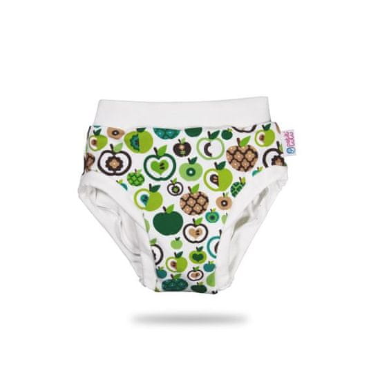 Petit Lulu Jablka (zelená) - tréninkové kalhotky