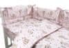 MimiNu Mantinel s povlečením, 3D, bavlna, Little Balerina - růžová, 135 x 100, 40x60 cm