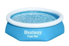 Bestway Nafukovací bazén Fast Set, kartušová filtrace, 2,44m x 61cm