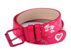Kraftika 1ks (75 cm) pink dívčí pásek šíře 2,9 cm
