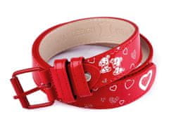 Kraftika 1ks (75 cm) červená dívčí pásek šíře 2,9 cm