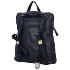 Urban Style Praktický dámský koženkový kabelko/batůžek Reyes, modrá