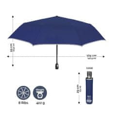Perletti Technology, Plnoautomatický skládací deštník s reflexním pásem, 21768
