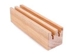 Kraftika 1ks řírodní dřevěný stojan na kruhy 5x20 cm