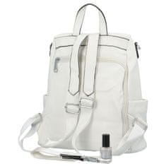 Coveri WORLD Stylový dámský koženkový kabelko/batoh Trinida, bílý