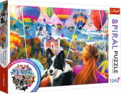 Trefl Spiral puzzle Festival horkovzdušných balonů 1040 dílků