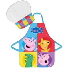 BrandMac Dětská zástěra s kuchařskou čepicí Prasátko Peppa - Team