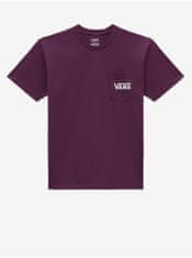 Vans Fialové pánské tričko VANS Style 76 XL