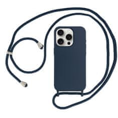 MobilPouzdra.cz Kryt Strap Silicone pro Apple iPhone 15 Pro , design 1 , barva modrá