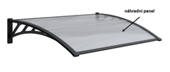 Rojaplast Panel polykarbonátu pro vchodový přístřešek 1446x493,5mm 