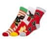 Ponožky dětské Bing - sada 3 páry - 23-26 - červená, zelená, žlutá