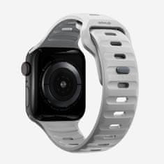 Nomad Sport Band - Sportovní vodotěsný řemínek pro Apple Watch 45 / 49 mm, šedý